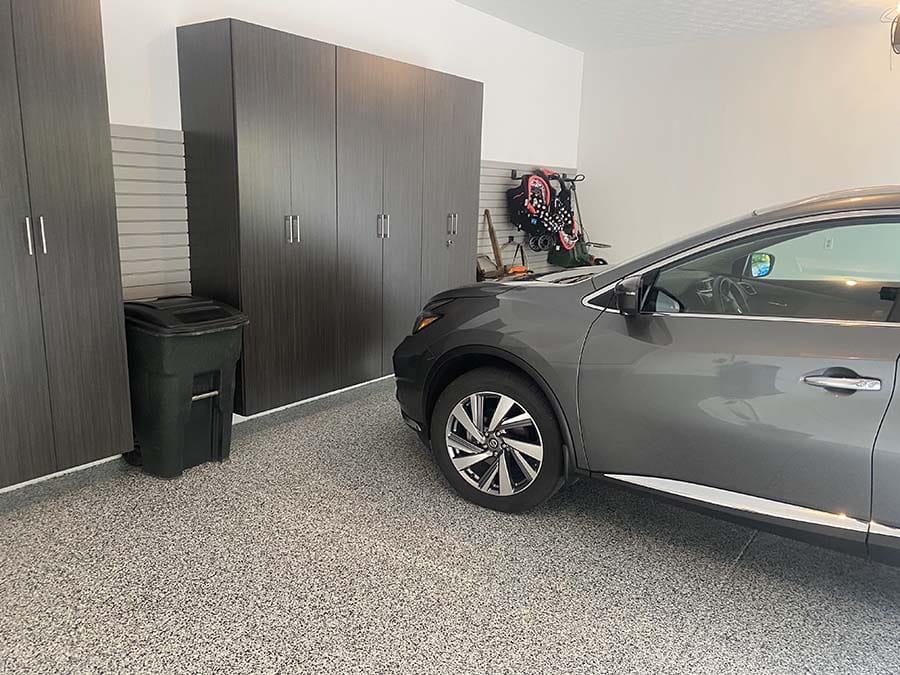 Mistake 8 symmetrical cabinets in columbus garage installation | Innovate Home Org | Custom Garage Storage Upper Arlington | Organization Solutions