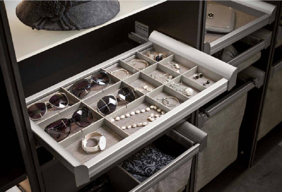 Pro accessory 2 slide out jewelry tray hilliard custom closet | Innovate Home Org | Closet Companies Near Columbus, OH | Storage Solution Upper Arlington