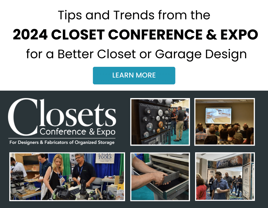 Tips and Trends from the 2024 Closet Conference for a Better Closet or Garage Design | Innovate Home Org | Closet storage organization | home organization tips | custom closet columbus ohio | garage storage dublin ohio