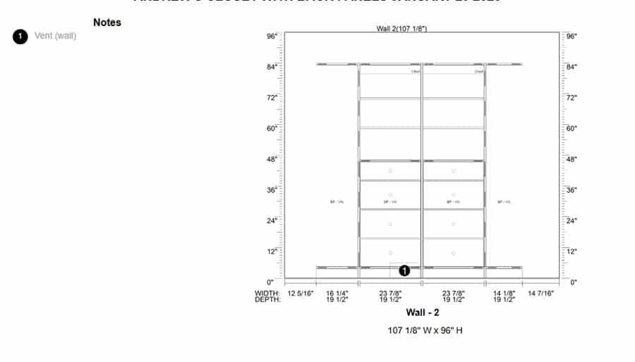 Reason 6 an installation blueprint with a 3D custom closet design - Innovate Home Org, Columbus Ohio Closet Design, Custom Closet Storage Systems, Blueprints and Designs for Walk In Closets, Home Improvement Projects