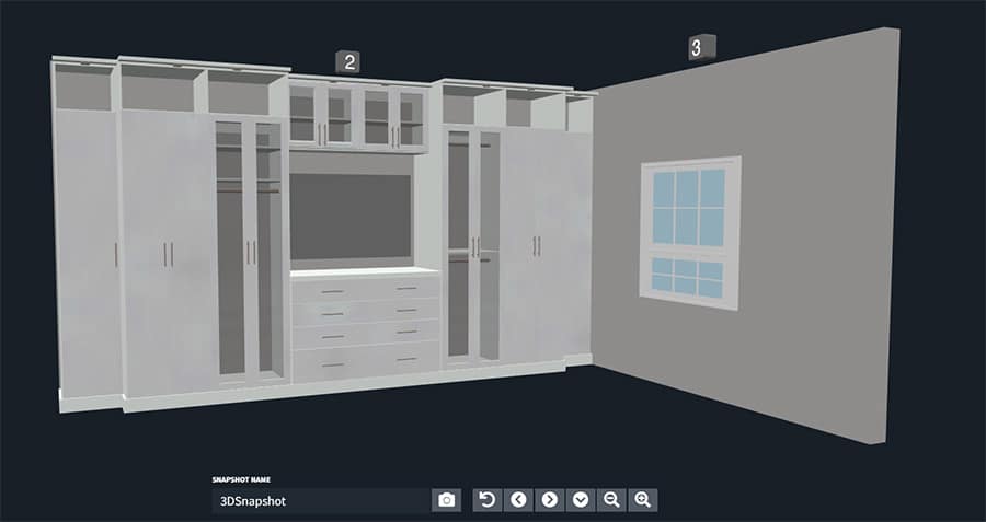 Question 4 - 3D custom freestanding wardrobe - Innovate Home Org, Custom Columbus Ohio Home Storage, 3D Storage Design Options, Home Improvement Projects, Wardrobe and Armoire Concepts