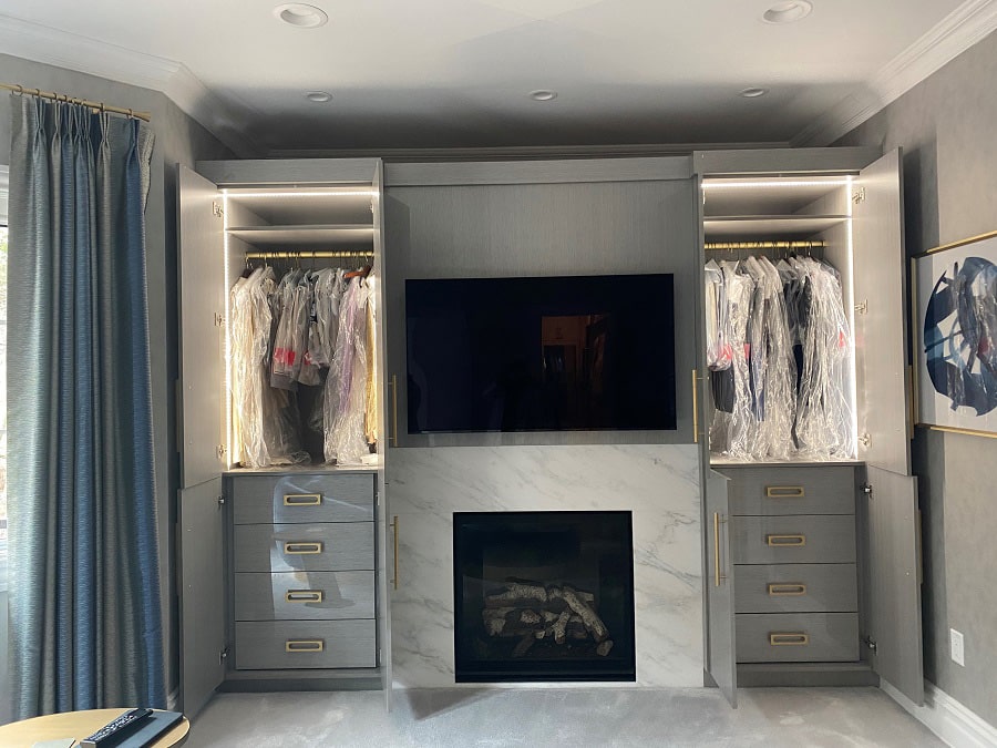 Question 5 Mistake 8 Lighting in Custom Wardrobe credit Pattie Miller - Innovate Home Org, Custom Wardrobe Or Armoire, Storage Design Options, Custom Home Storage Designs, Wardrobe Concept Ideas