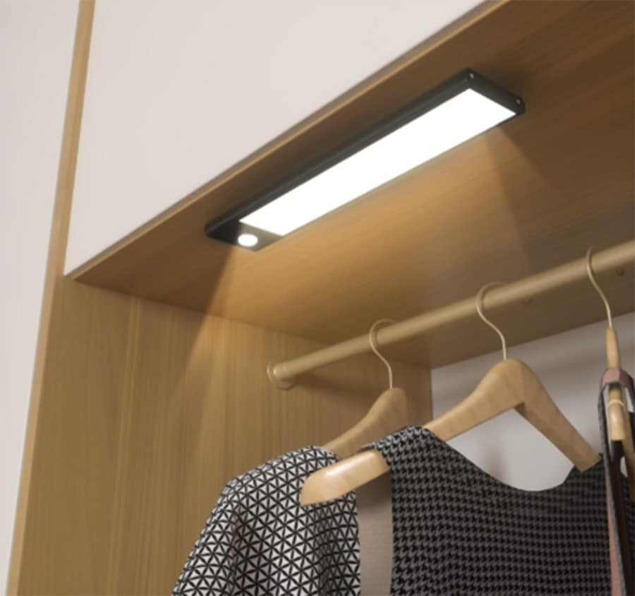 Idea 10 rechargeable light in a closet - Innovate Home Org, Columbus Ohio Modern Closets, Lighting In Closets, Walk In Closet Design Concepts, Beautiful Luxury Closet Ideas