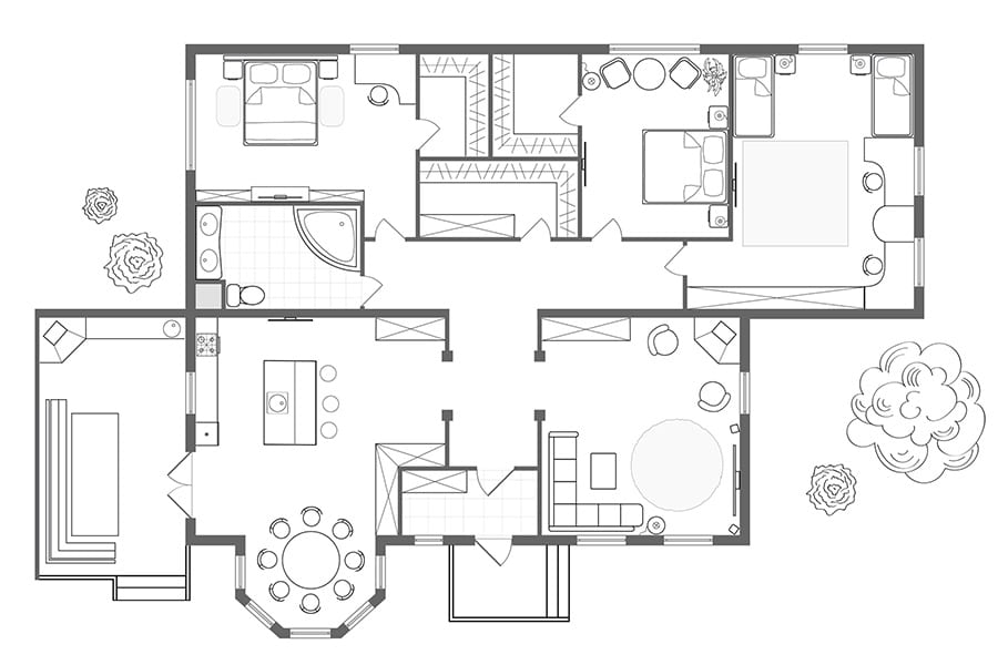 Criterion 5 closet floor plan details - Innovate Home Org, Columbus Ohio Closet Needs, Custom Modern Closet Designs, Home Storage Options, Closet Design Ideas