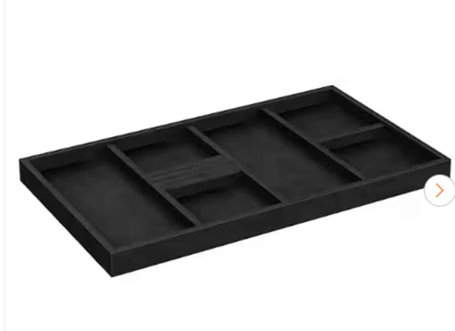 Overused feature 8 standard velvet jewelry tray - Innovate Home Org, Custom Closet Storage Options, Drawer Storage Features, Walk In Closet Designs, Modern Home Closets
