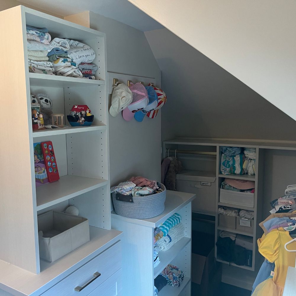 Small Walk in Closet Kids Closet in Bexley Ohio